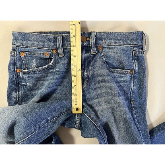 Womens MADEWELL The Slim Boyjean Stretch Denim Jeans 23 Med Wash - Picture 4 of 10